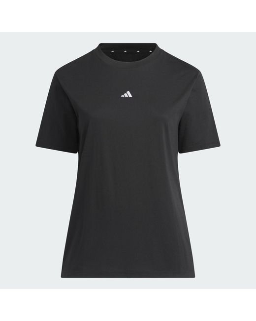 Adidas Black Essentials Small Logo Tshirt