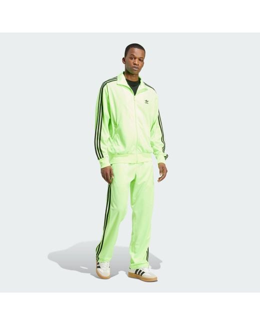 Adidas Green Adicolor Classics Firebird Track Top for men