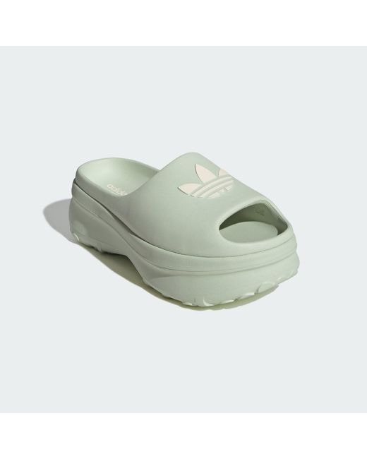 Adidas Green Adifom Stan Slides