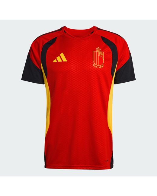 Adidas Originals Red Belgium 26 Tiro Training Jersey for men