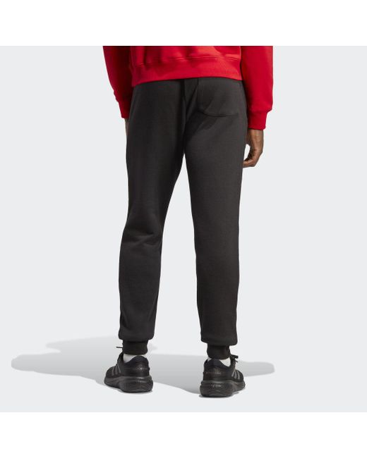 Adidas Black Manchester United Chinese Story Pants for men