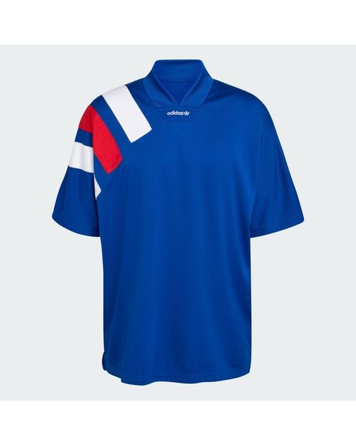 Adidas Blue Adicolor Blocked Jersey for men