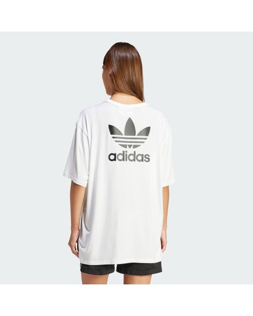 Adidas White Trefoil T-Shirt