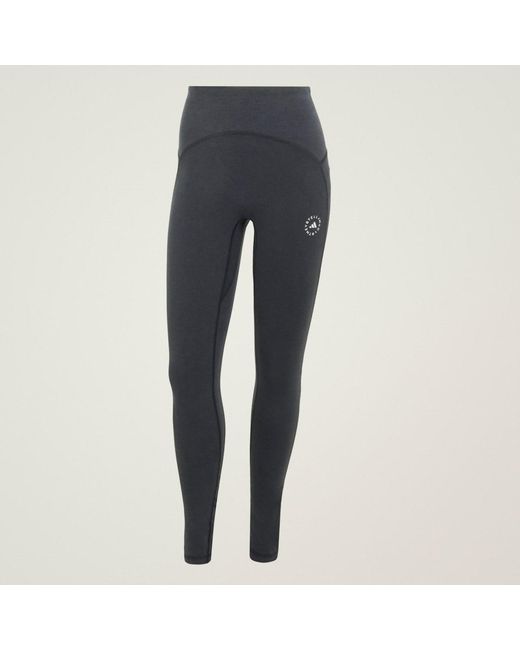 Adidas Blue By Stella Mccartney Studio Cotton Leggings