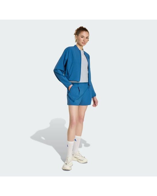 Adidas Originals Blue Lifestyle Z. N.E. Woven Short Kf0579
