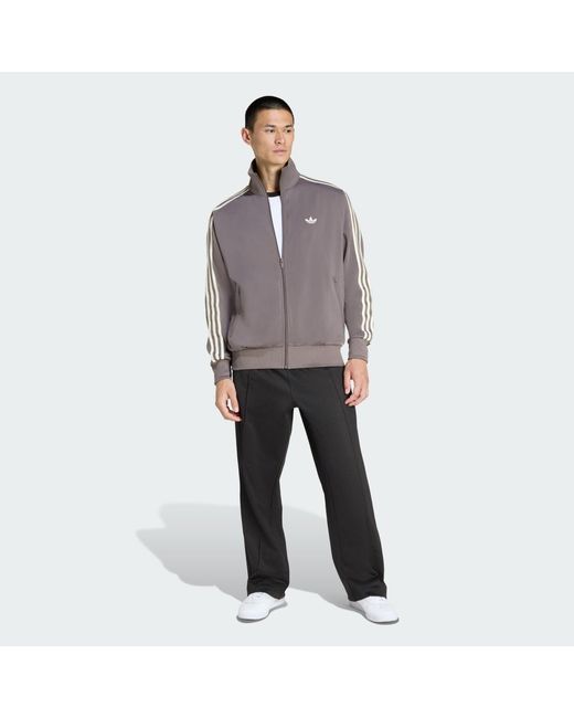 Adidas Purple Firebird Track Jacket for men