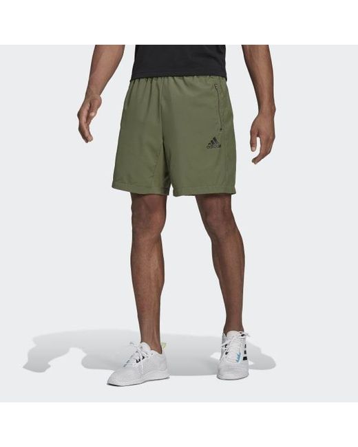adidas Synthetic Aeroready Designed 2 Move Woven Sport Shorts in Green ...