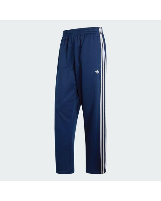 Adidas Blue Adicolor Sst Loose Mesh Track Joggers for men