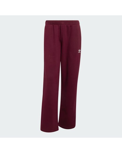 Pantalón Essential Open Hem Loose Adidas de hombre de color Red