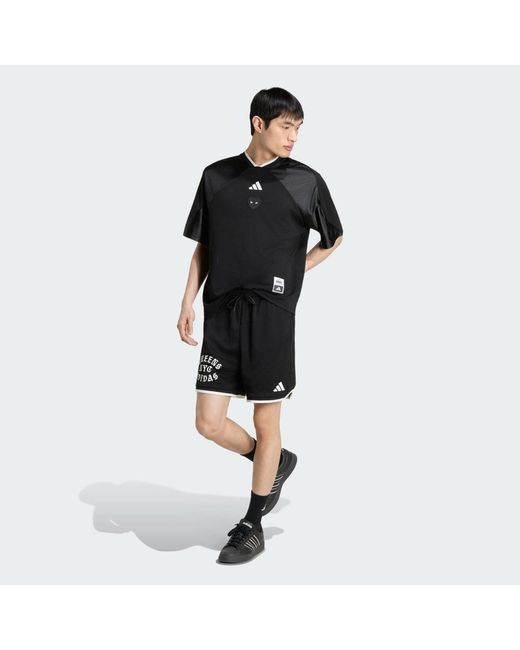 Adidas Black Marvel Spider- Mesh Jersey for men