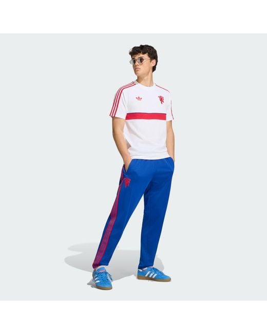 Adidas Red Manchester United Originals T-Shirt for men