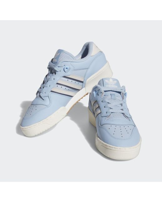 Adidas Blue Rivalry Low Shoes for men