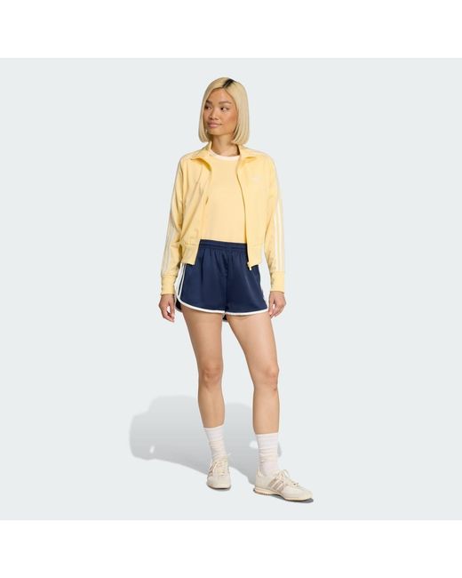 Adidas Blue 3 Stripes Sprinter Shorts