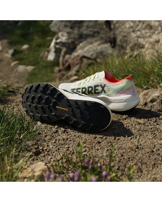 Adidas White Terrex Agravic Speed 2 Trail Running Shoes