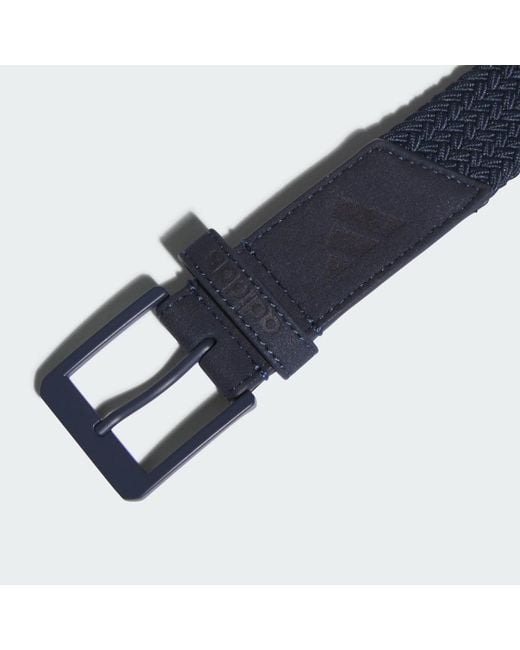 Adidas Blue Braided Stretch Belt for men