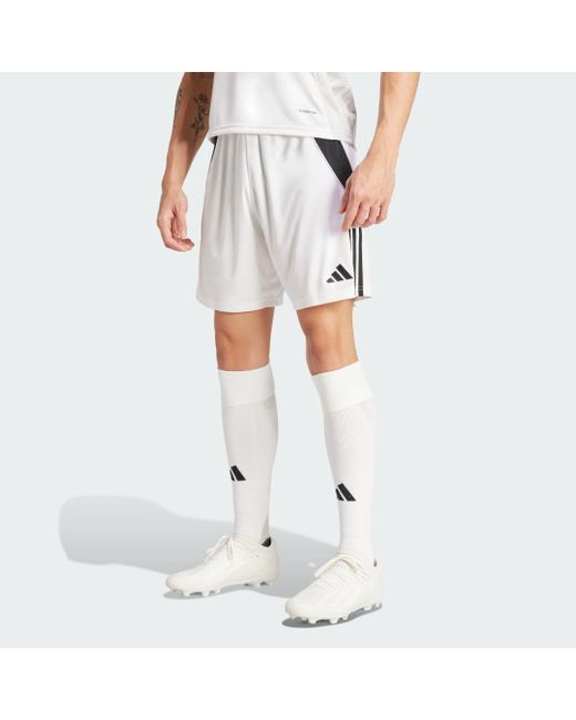 Adidas White Tiro 24 Shorts for men