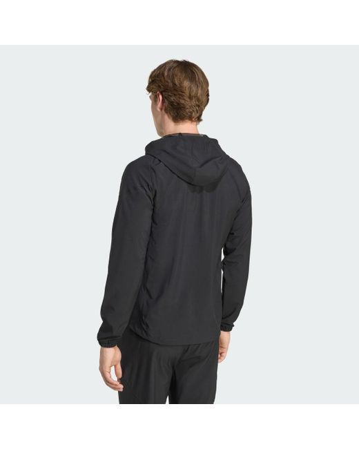 Adidas Black Liverpool Fc Tiro 25 Competition Vis Tech Travel Jacket for men