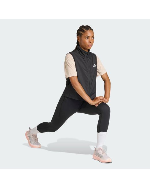 Adidas Black Adi365 Running Essentials Vest