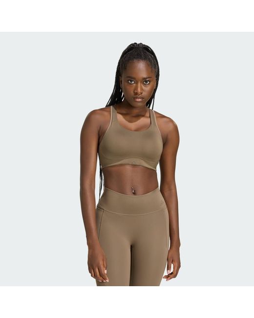 Adidas Multicolor Optime Workout High Support Bra