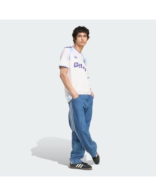 Adidas White Aston Villa Fc 25/26 Third Jersey for men