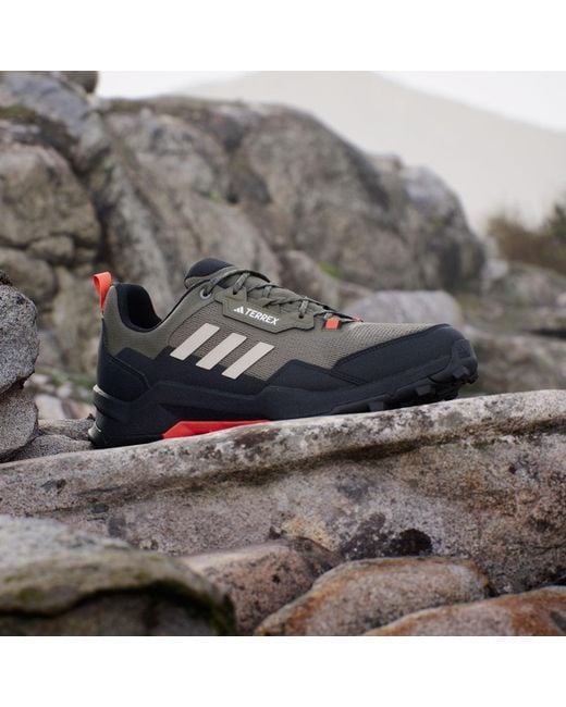 Adidas Green Terrex Ax4 Hiking Shoes for men