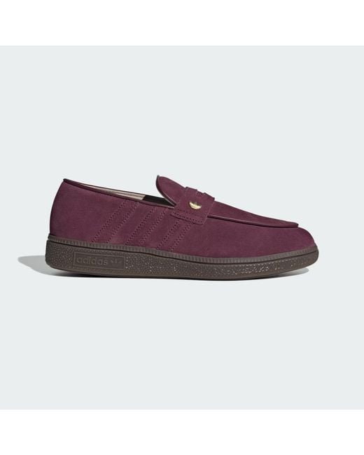 Adidas Purple Handball Spezial Loafer Shoes