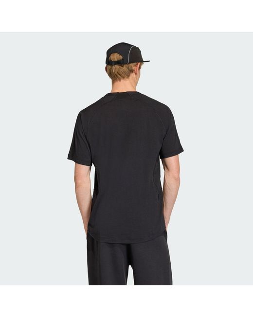 Adidas Black Cutline Regular T-Shirt for men
