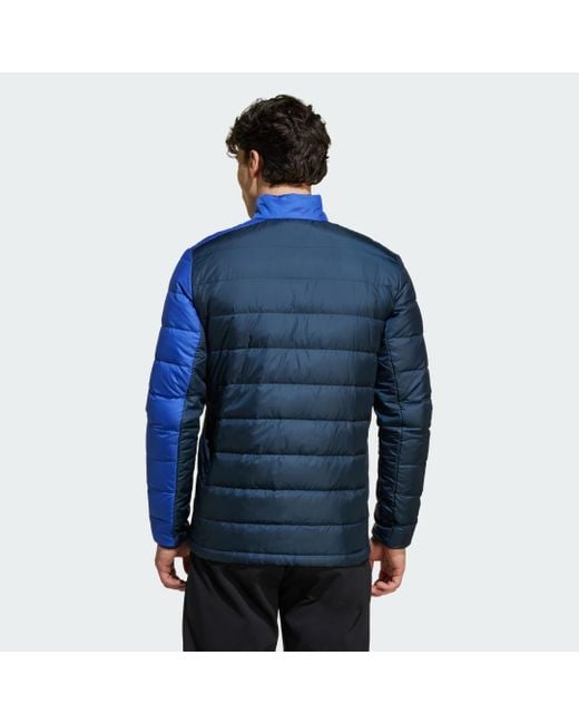 Adidas Blue Terrex Multi Light Down Jacket for men