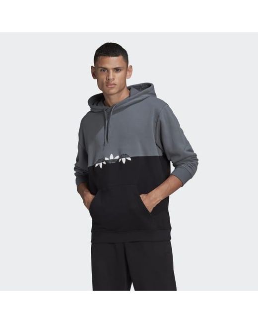 adidas originals adicolor cotton trefoil hoodie