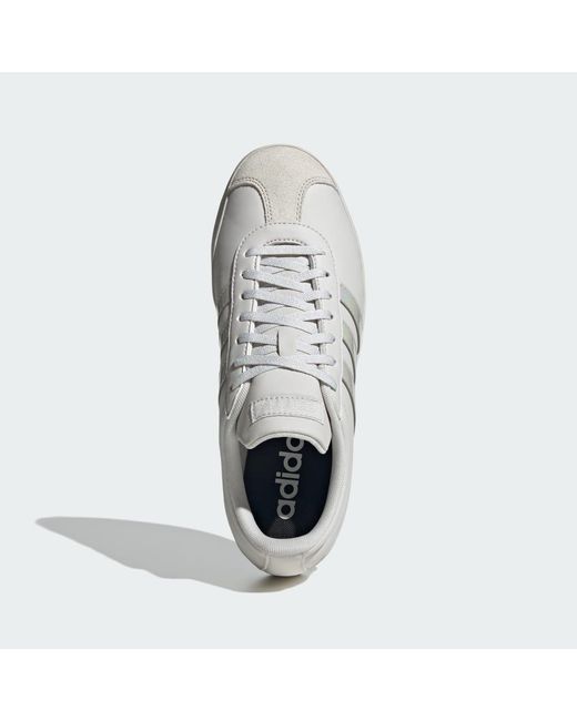 Adidas White Vl Court Base Shoes