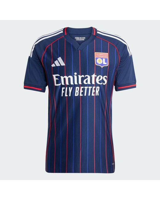 Adidas Blue Olympic Lyon Away 25-26 Jerseys/Replicas for men