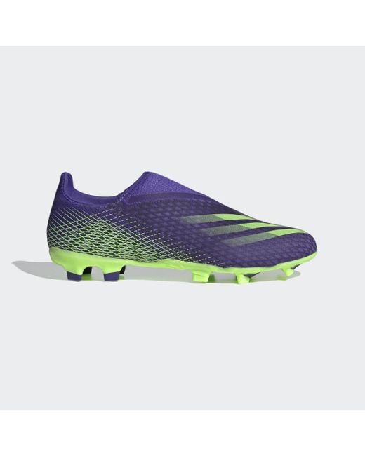 adidas X Ghosted.3 Laceless Firm Ground Voetbalschoenen in het Paars | Lyst  BE