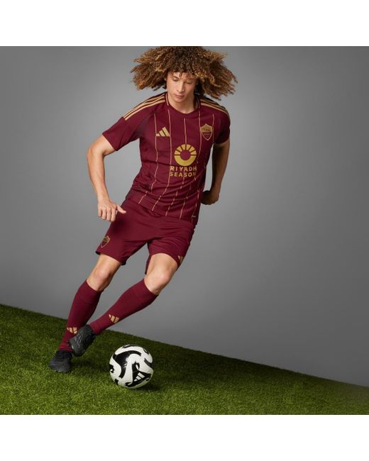 adidas As Roma 24/25 Home Jersey in Red for Men | Lyst UK