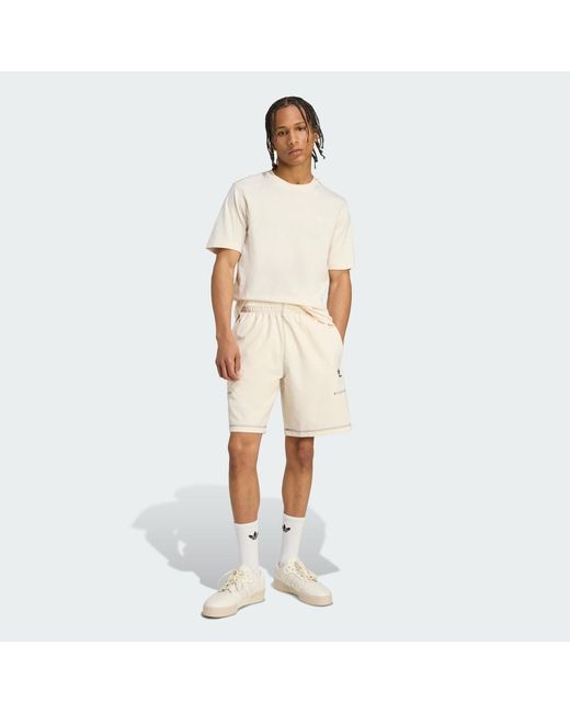 Adidas Natural Trefoil Essentials Shorts for men