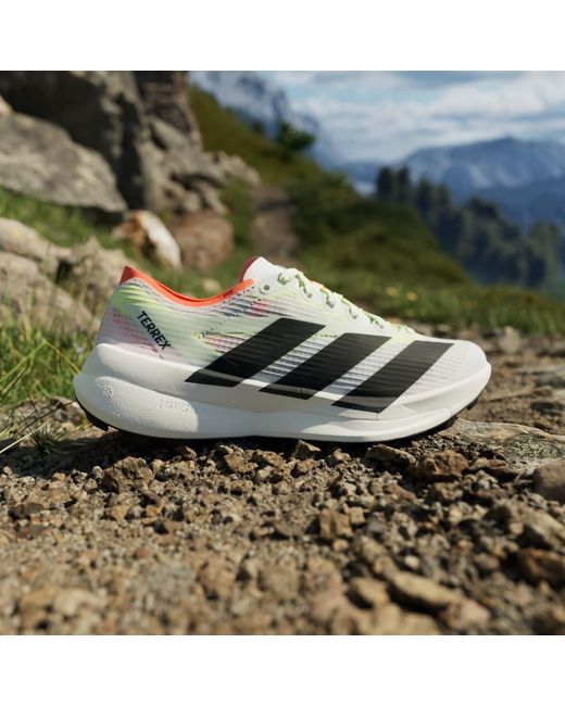 Adidas White Terrex Agravic Speed 2 Trail Running Shoes