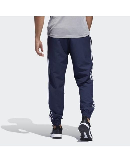 adidas Synthetic 3 stripes Woven Joggers in Blue for Men Lyst adidas Synthetic Alltimers Chino Pants in Blue for Men Lyst