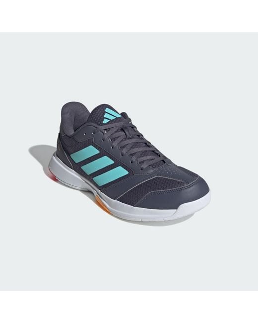 Adidas Blue Ligra 8 Indoor Shoes for men