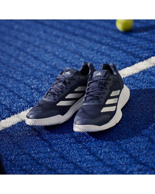 Adidas Blue Courtquick Padel Shoes for men