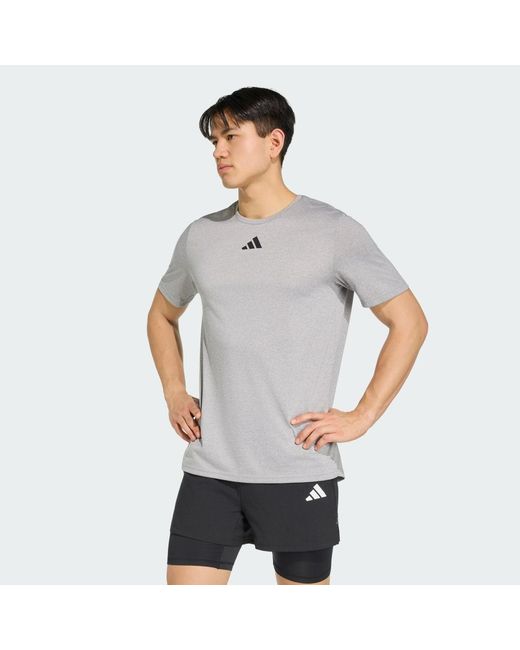 Adidas Gray Pregame T-Shirt for men