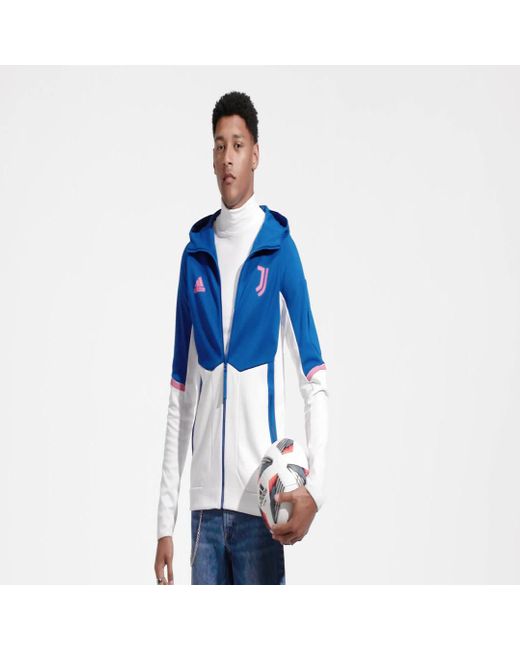 Adidas Blue Juventus Anthem Jacket for men