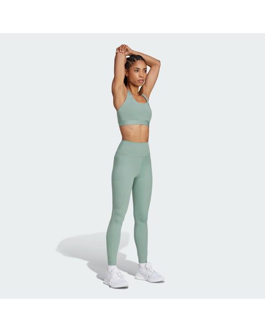 Adidas Green Ultimateadidas Reflective 7/8 Leggings