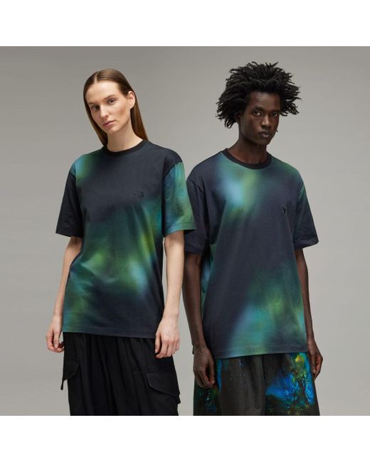 Y-3 Regular Aop Tee di Adidas in Green