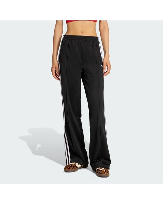 Adidas Black Firebird Loose Track Tracksuit Bottoms