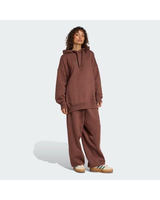 Pantalón Essentials Linear Jogger Oversized Adidas de color Brown