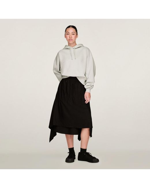 Adidas Gray Y-3 Brushed Terry Boxy Hoodie