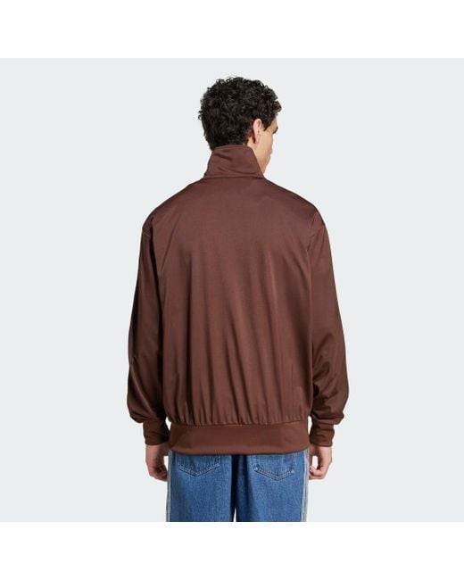 Track Top Adicolor Classics Firebird di Adidas in Brown da Uomo