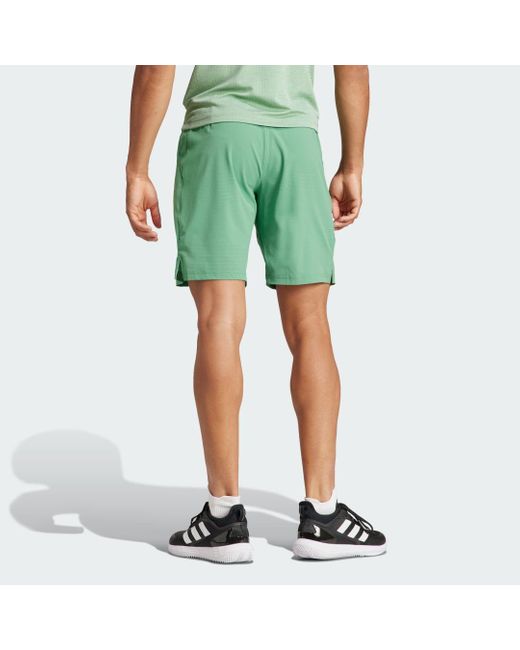 Adidas Originals Green Tennis Ergo Shorts for men