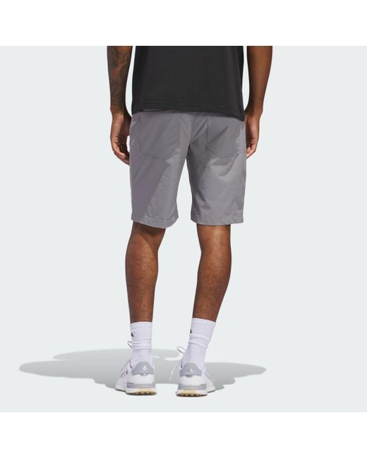 Adidas Gray Ultimate365 5-Pocket Golf Shorts for men