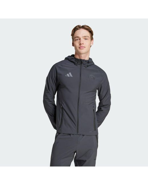 Adidas Fc Bayern München Tiro 25 Competition Vis Tech Travel Jacke in Blue für Herren