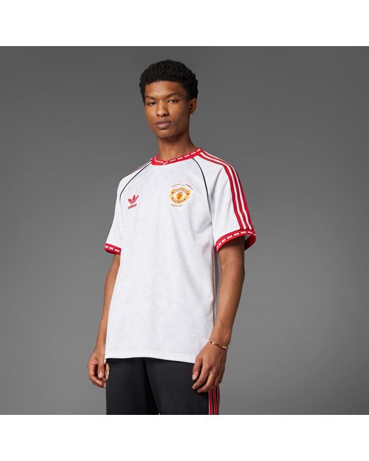 Adidas Gray Manchester United '91 Away Jersey for men